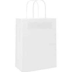 vidaXL Sacs en papier 50 pcs avec poignées 21x11x28 cm