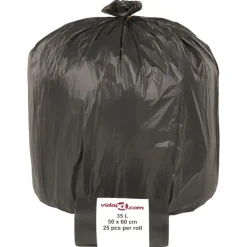 Produits Ménagers-vidaXL Sacs poubelles 250 pcs noir 35 L