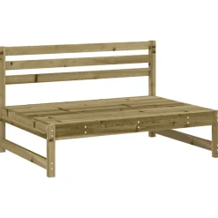 vidaXL Salon de jardin 2 pcs bois de pin imprégné