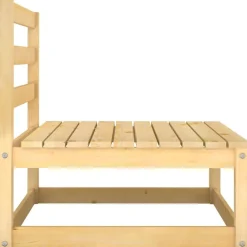 vidaXL Salon de jardin 2 pcs avec coussins Bois de pin massif