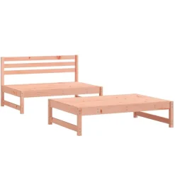Mobilier De Jardin-vidaXL Salon de jardin 2 pcs bois massif douglas Douglas naturel