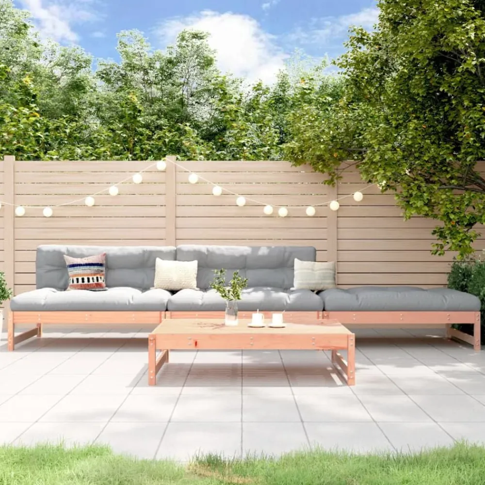 vidaXL Salon de jardin 4 pcs bois massif douglas