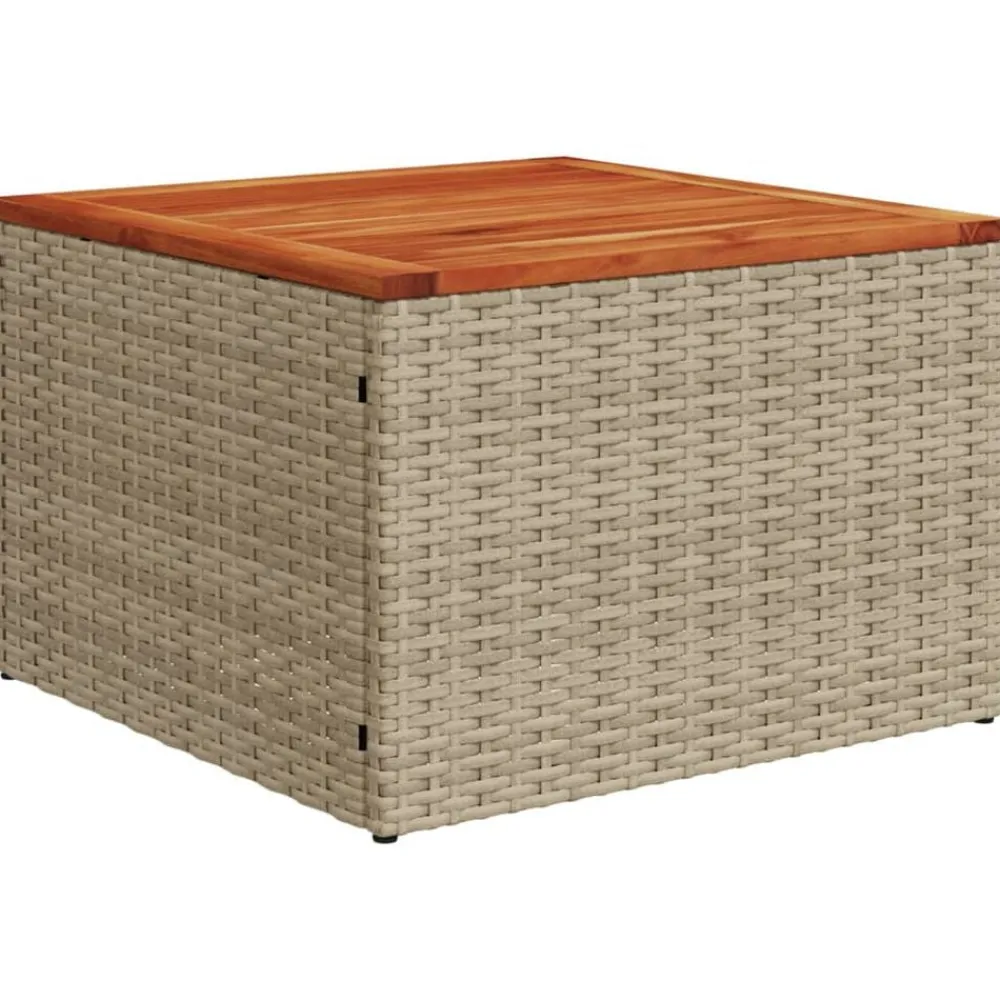vidaXL Salon de jardin avec coussins 8 pcs résine tressée