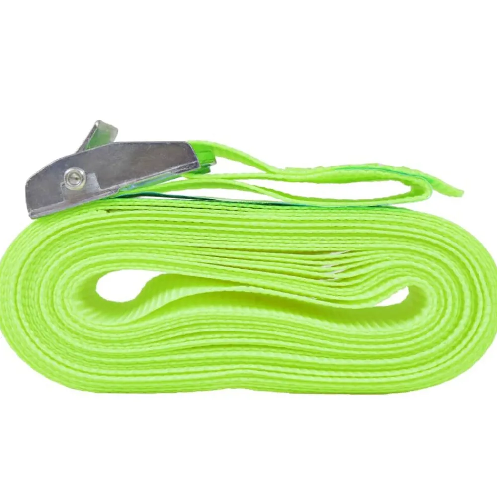 vidaXL Sangle 10 pcs 0,25 tonne 5 m x 25 mm Vert fluorescent