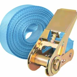 Accessoires De Quincaillerie-vidaXL Sangle d’arrimage 4 pcs 0,8 tonne 6 m x 25 mm Bleu