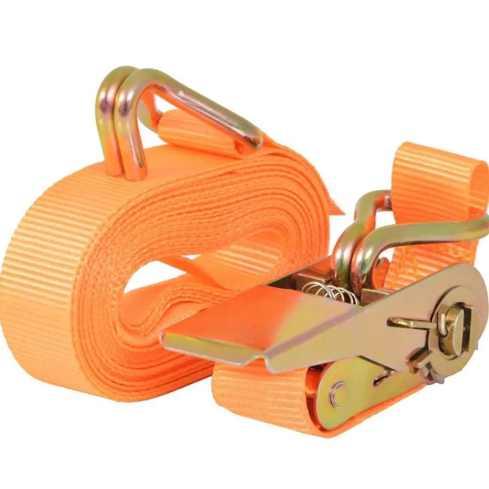 vidaXL Sangle d’arrimage à cliquet 4 pcs 0,4 tonne 6 m x 25 mm