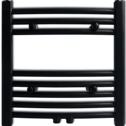 vidaXL Sèche-serviettes eau chaude à rails incurvés 480 x 480 mm
