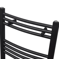 vidaXL Sèche-serviettes eau chaude à rails incurvés 480 x 480 mm