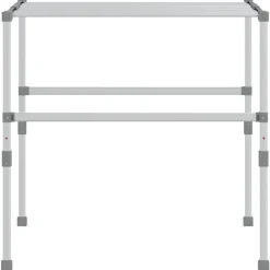 vidaXL Séchoir à linge 83x(50-55)x(40-85) cm aluminium