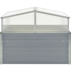 vidaXL Serre 100 x 100 x 85 cm e Acier galvanisé