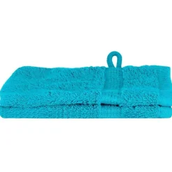 Linge-vidaXL Serviette Invité SOLUND 2 pcs 15 x 21 cm 550 gsm Turquoise