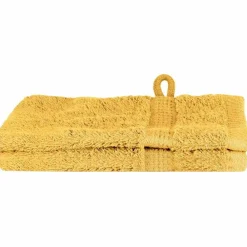 Linge-vidaXL Serviette Invité SOLUND 2 pcs 15 x 21 cm 550 gsm Doré