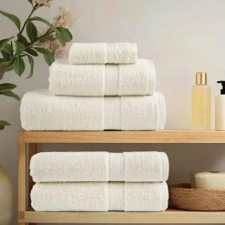 Linge-vidaXL Serviette Invité SOLUND 2 pcs Crème 15 x 21 cm 550 gsm Cr&egrave;me