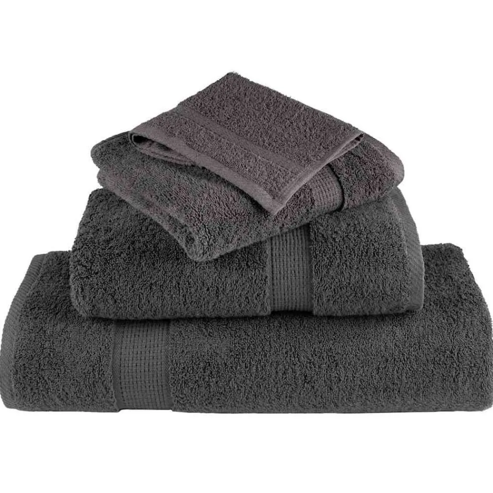 vidaXL Serviette Invité SOLUND 2 pcs 15 x 21 cm 550 gsm