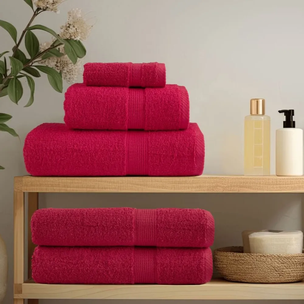 vidaXL Serviettes de bain de qualité supérieure SOLUND 4 pcs 600g/m²