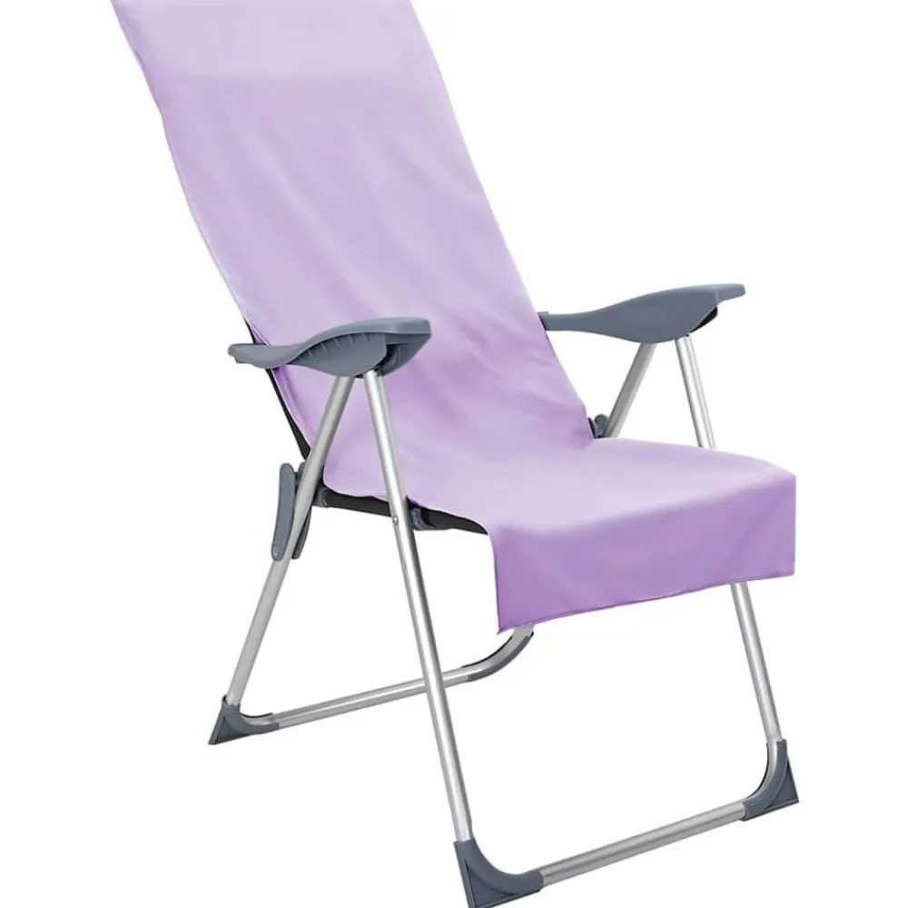 vidaXL Serviettes de chaise d'extérieur 2 pcs 130 x 60 cm