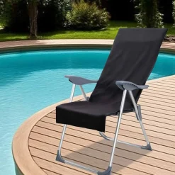 vidaXL Serviettes de chaise d'extérieur 2 pcs 130 x 60 cm