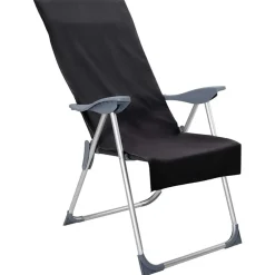 vidaXL Serviettes de chaise d'extérieur 2 pcs 130 x 60 cm