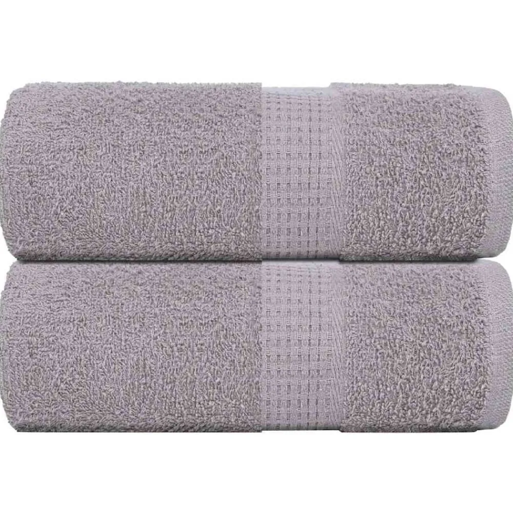 vidaXL Serviettes de toilette FROGN 2 pièces 30x30 cm 360 g/m²
