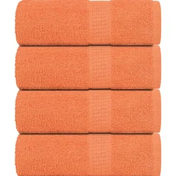 vidaXL Serviettes de toilette FROGN 4 pièces 30x30 cm 360 g/m²