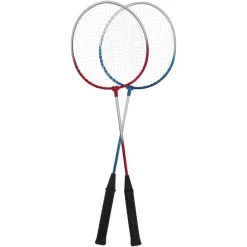 vidaXL Set de badminton avec 4 raquettes et filet 620x151 cm