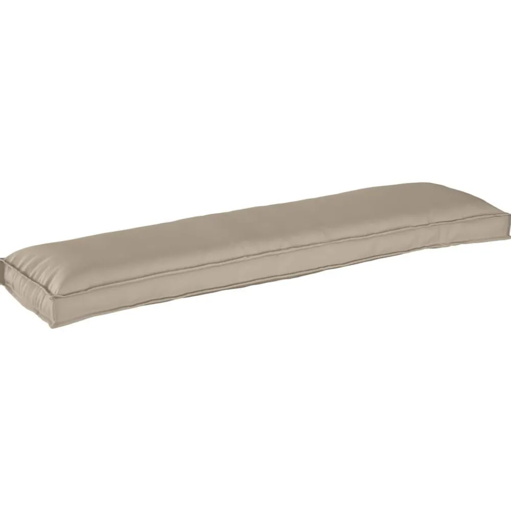 Décorations-vidaXL Set de coussins de palette 2 pcs 150 x 40 x 8 cm Taupe