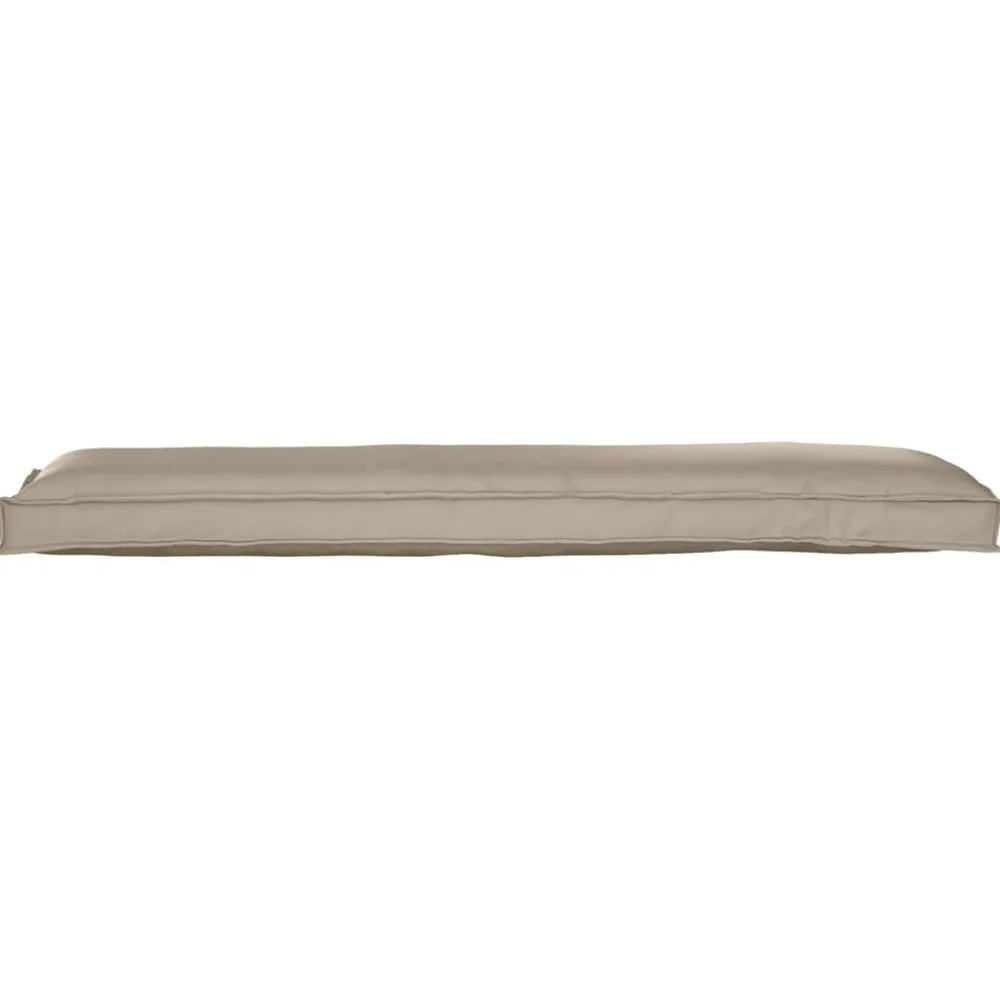 Décorations-vidaXL Set de coussins de palette 2 pcs 150 x 40 x 8 cm Taupe