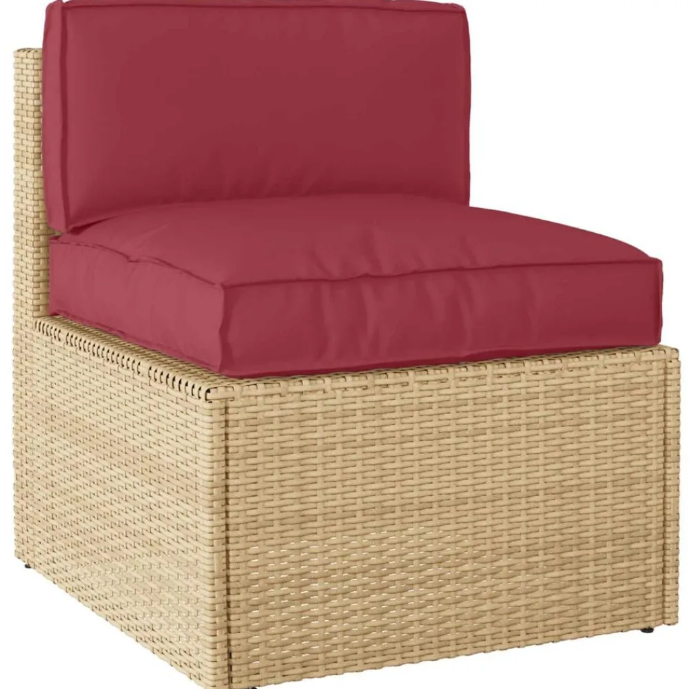 vidaXL Set de coussins de palette 2 pcs Crème Tissu Oxford
