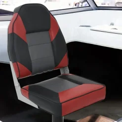 vidaXL Siège de bateau avec piédestal hauteur réglable pivotant à 360°