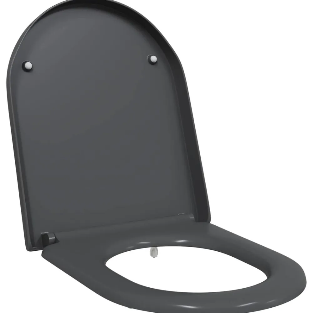 vidaXL Siège de toilette 49 x 36 x 4 cm Duroplast