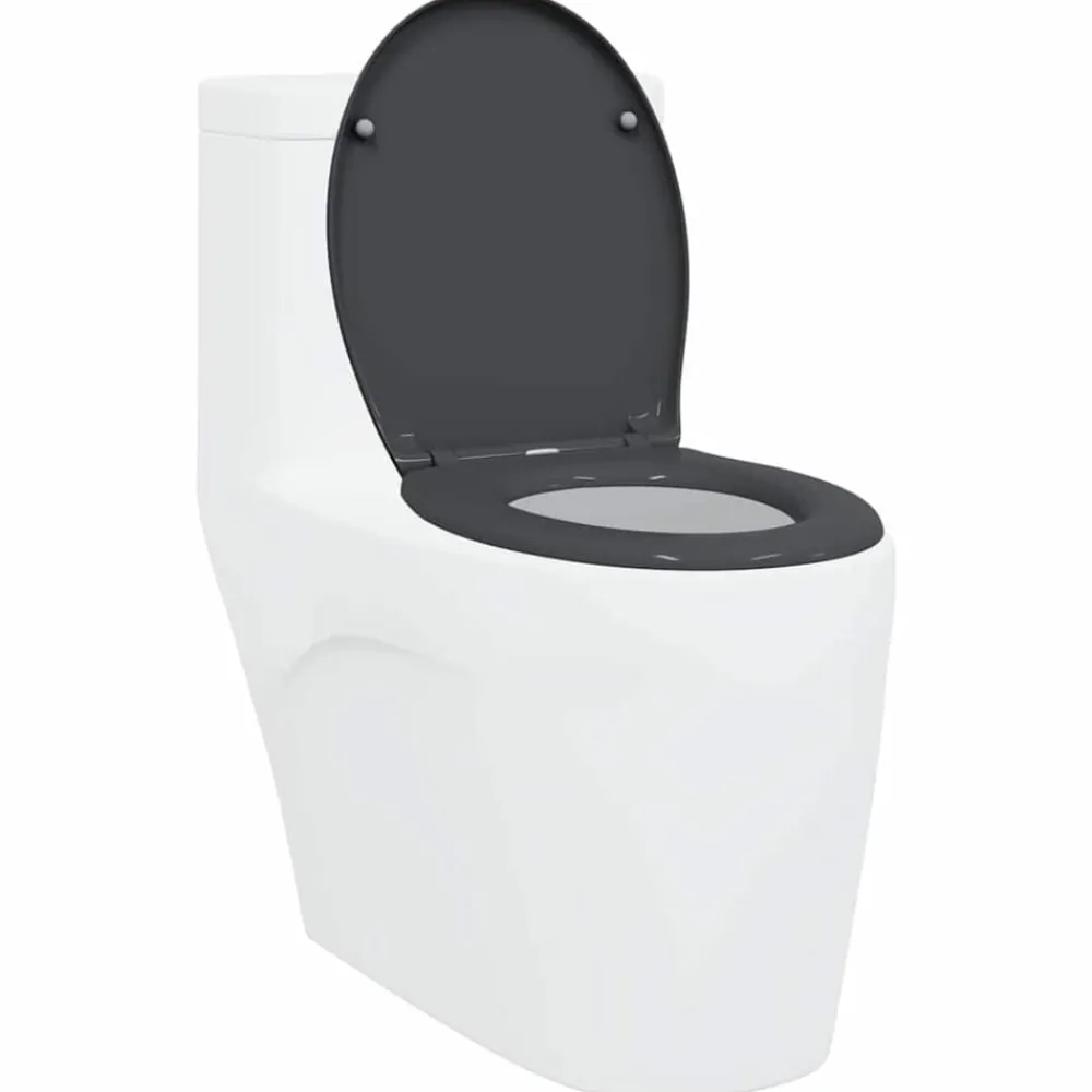 vidaXL Siège de toilette 47 x 37 x 4 cm Duroplast