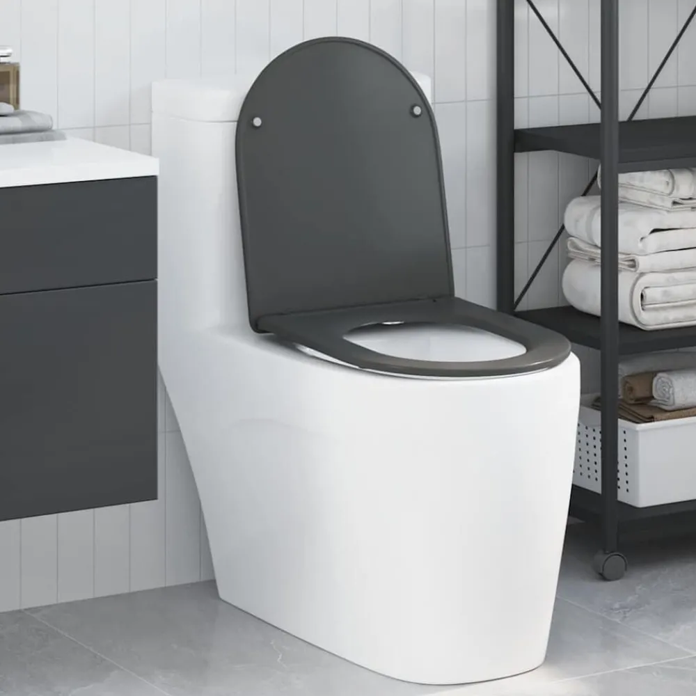 vidaXL Siège de toilette 47 x 36 x 3,4 cm Duroplast