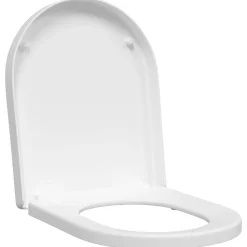 Plomberie-vidaXL Siège de toilette 48 x 36,5 x 4,5 cm Polypropylène Blanc
