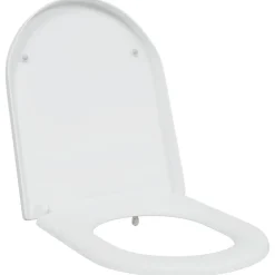 Plomberie-vidaXL Siège de toilette 49 x 36 x 4 cm Duroplast Blanc