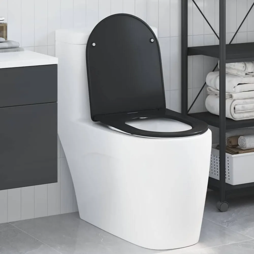 vidaXL Siège de toilette 47 x 36 x 3,4 cm Duroplast