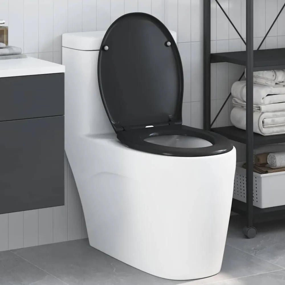 vidaXL Siège de toilette 47 x 37 x 4 cm Duroplast