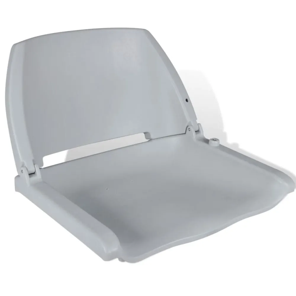 Pièces Détachées Pour Véhicules-vidaXL Siège pliant de bateau et dossier sans coussin 48x51x41 cm Gris