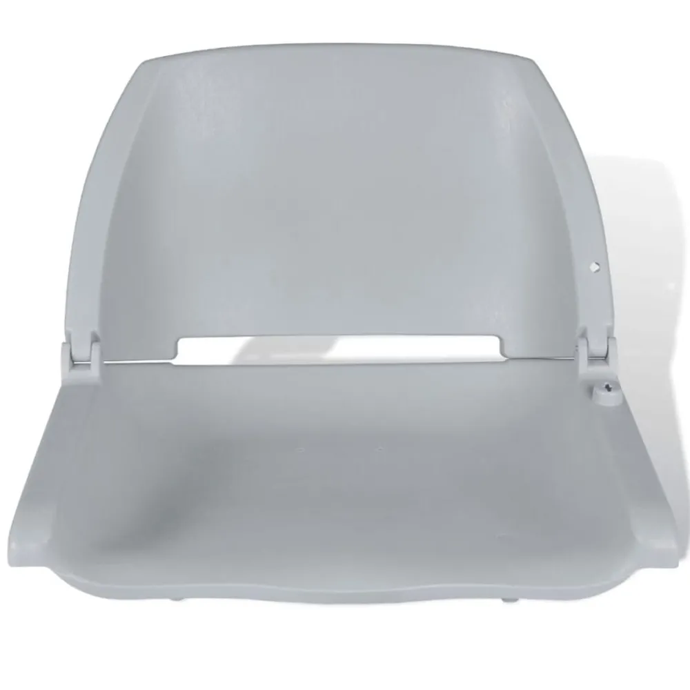 Pièces Détachées Pour Véhicules-vidaXL Siège pliant de bateau et dossier sans coussin 48x51x41 cm Gris