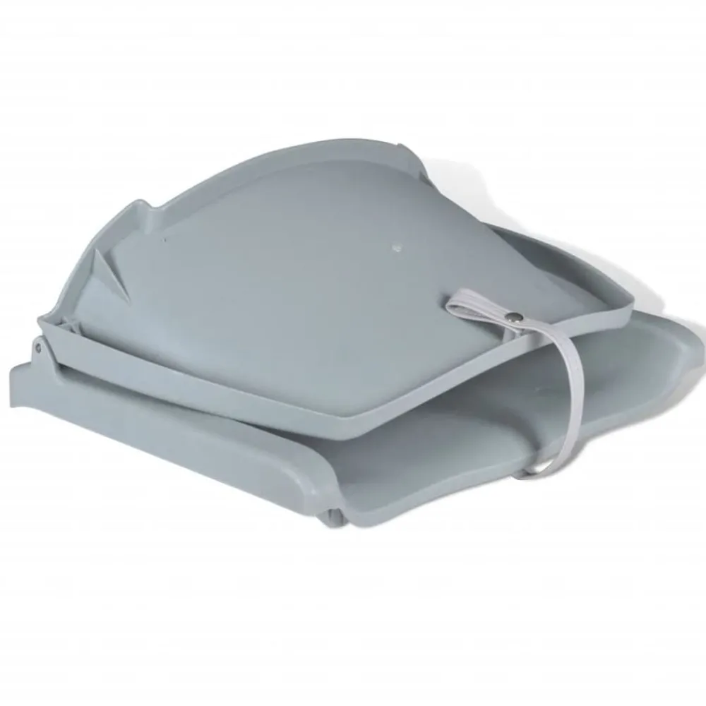 Pièces Détachées Pour Véhicules-vidaXL Siège pliant de bateau et dossier sans coussin 48x51x41 cm Gris