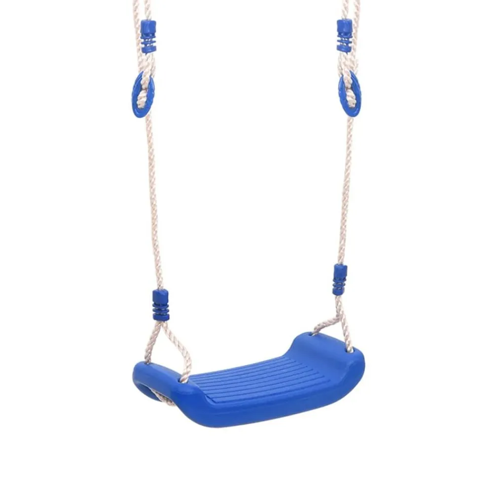 vidaXL Sièges de balançoire avec cordes 2 pcs bleu 38x16 cm PE