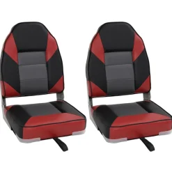 vidaXL Sièges de bateau pliables lot de 2 à dossier haut 39x43x58 cm
