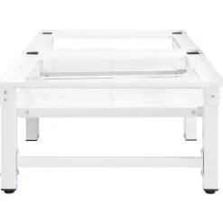 vidaXL Socle de lave-linge et sèche-linge et étagère coulissante