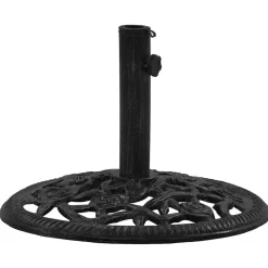 vidaXL Socle de parasol 48x48x33 cm Fonte