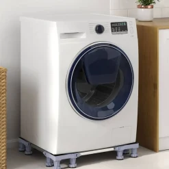 vidaXL Socle pour machine à laver Gris 67 x 67 x 12 cm