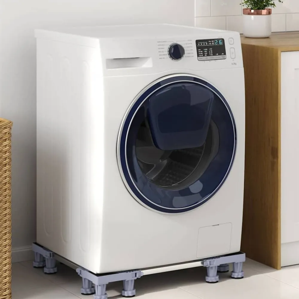 vidaXL Socle pour machine à laver Gris 67 x 67 x 12 cm