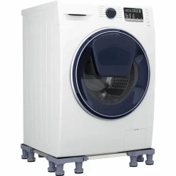 vidaXL Socle pour machine à laver Gris 67 x 67 x 12 cm