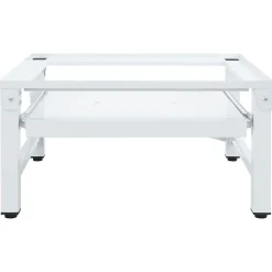 Accessoires Pour Appareils Électroménagers-vidaXL Socle pour machine à laver avec étagère coulissante Blanc