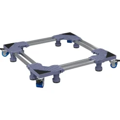 vidaXL Socle pour machine à laver Gris 67 x 67 x 12 cm