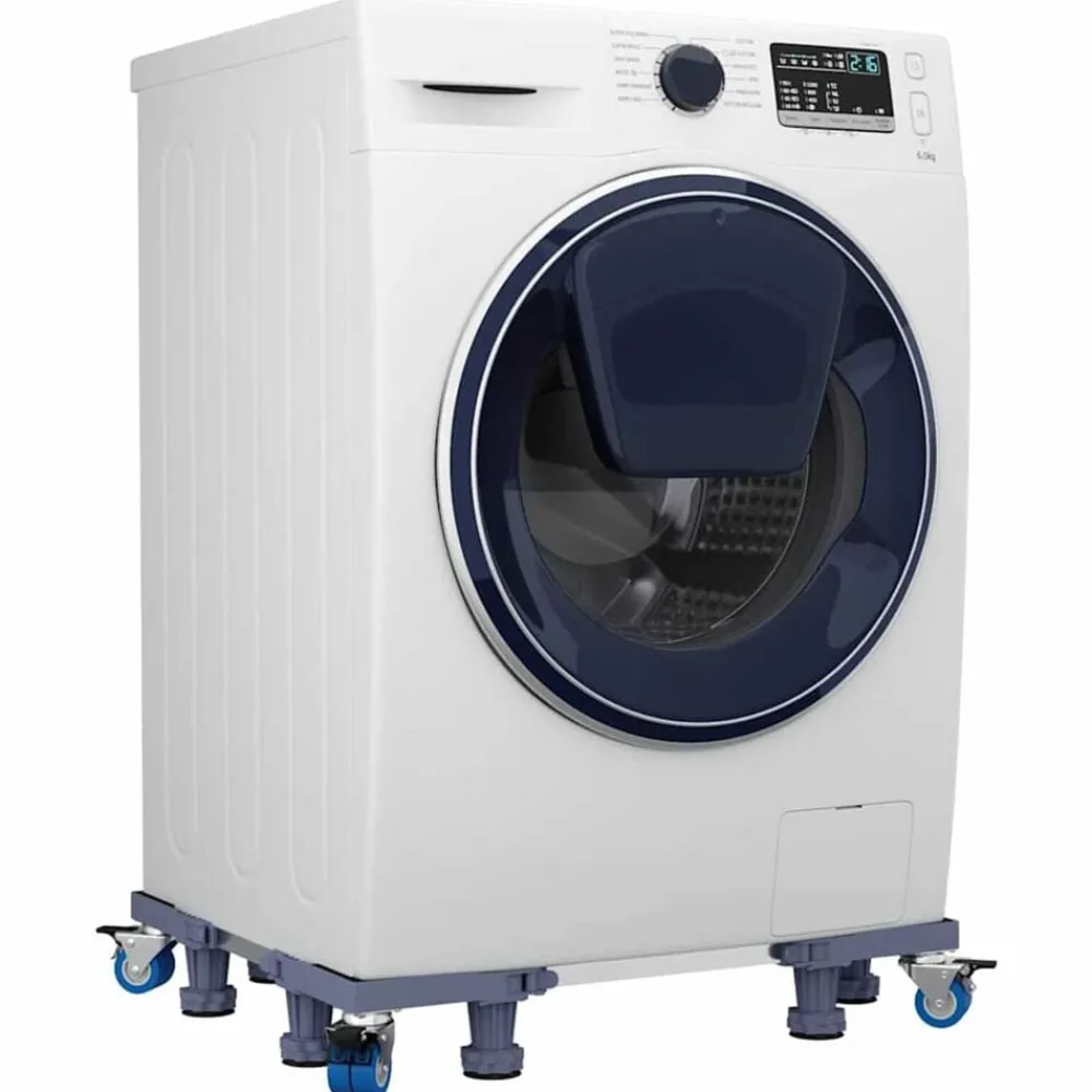 vidaXL Socle pour machine à laver Gris 67 x 67 x 12 cm