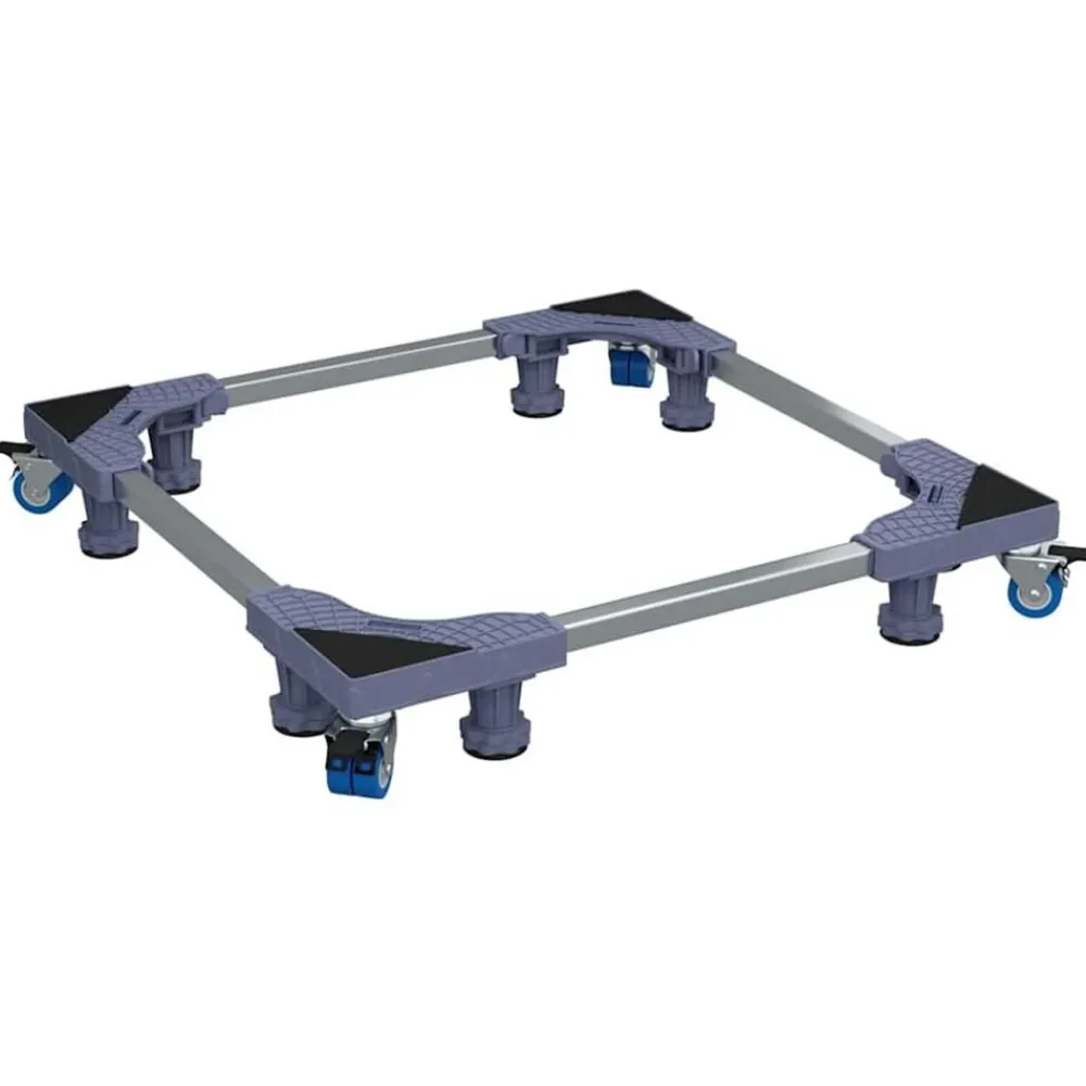 vidaXL Socle pour machine à laver Gris 66 x 66 x 12 cm